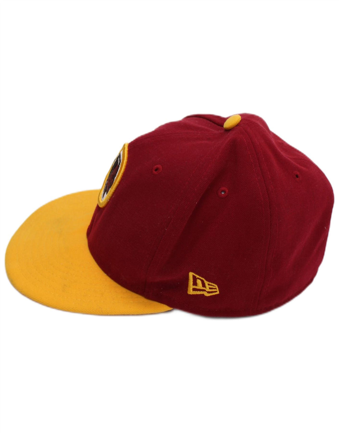 Мужская бейсболка New Era с графическим рисунком, средний бордовый, полиэстер с цветными блоками