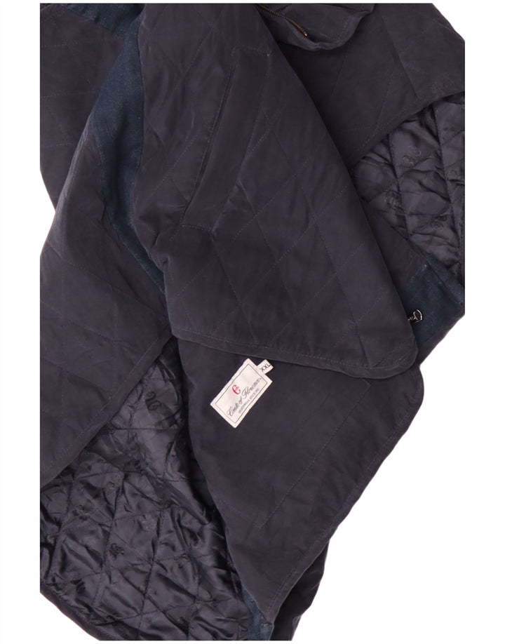 Мужской стеганый жилет CONTE OF FLORENCE UK 44 2XL темно-синий