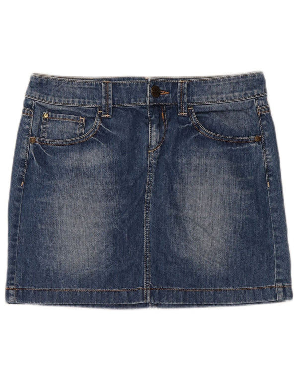 Женская джинсовая юбка Esprit UK 12 Medium W32 Синяя, хлопок