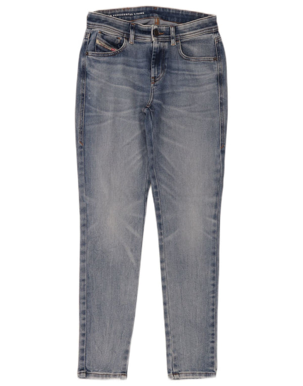 Женские джинсы скинни Diesel W26 L28, синий хлопок