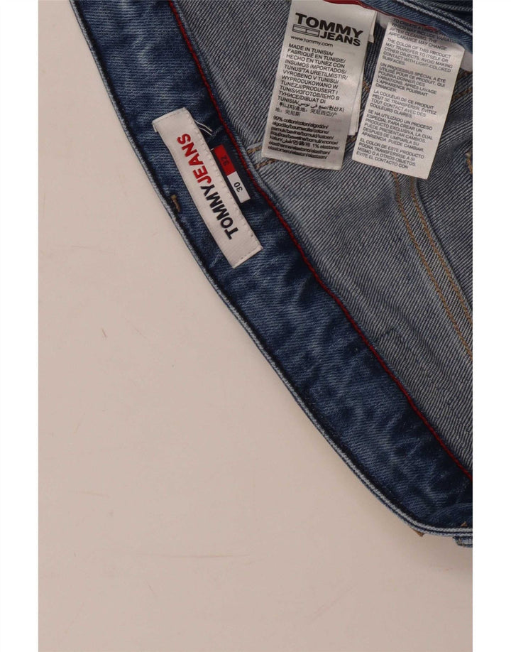 Мужские узкие джинсы Tommy Hilfiger W30 L32 синие, хлопок