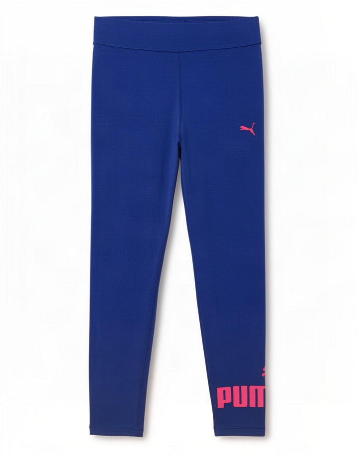 Женские леггинсы с рисунком Puma UK 12, средний синий