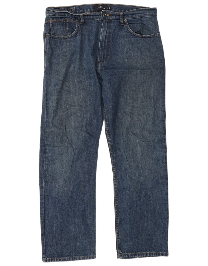 Мужские прямые джинсы Marks & Spencer Blue Harbour W34 L29 синие