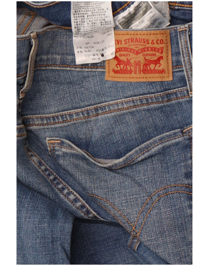 Женские джинсы LEVI'S 515 Bootcut США 6 Средний W32 L28 Синий хлопок