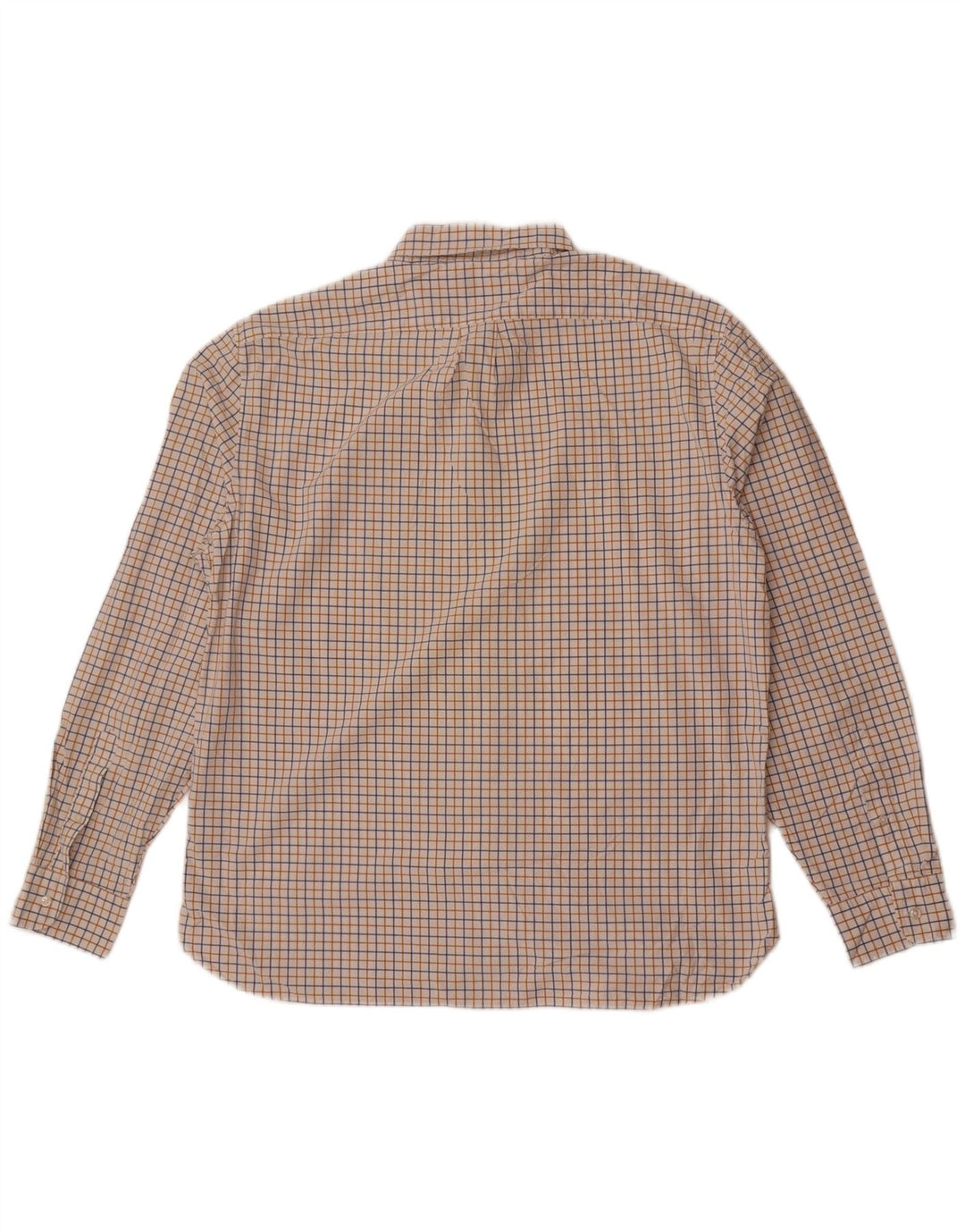 Мужская рубашка классического кроя J. Crew XL, хлопковая белая клетка в клетку