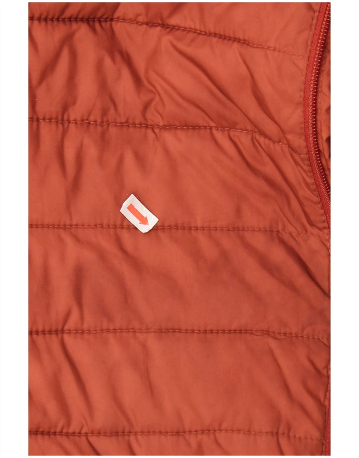 Мужская стеганая куртка Quiksilver UK 38 средний коричневый полиэстер