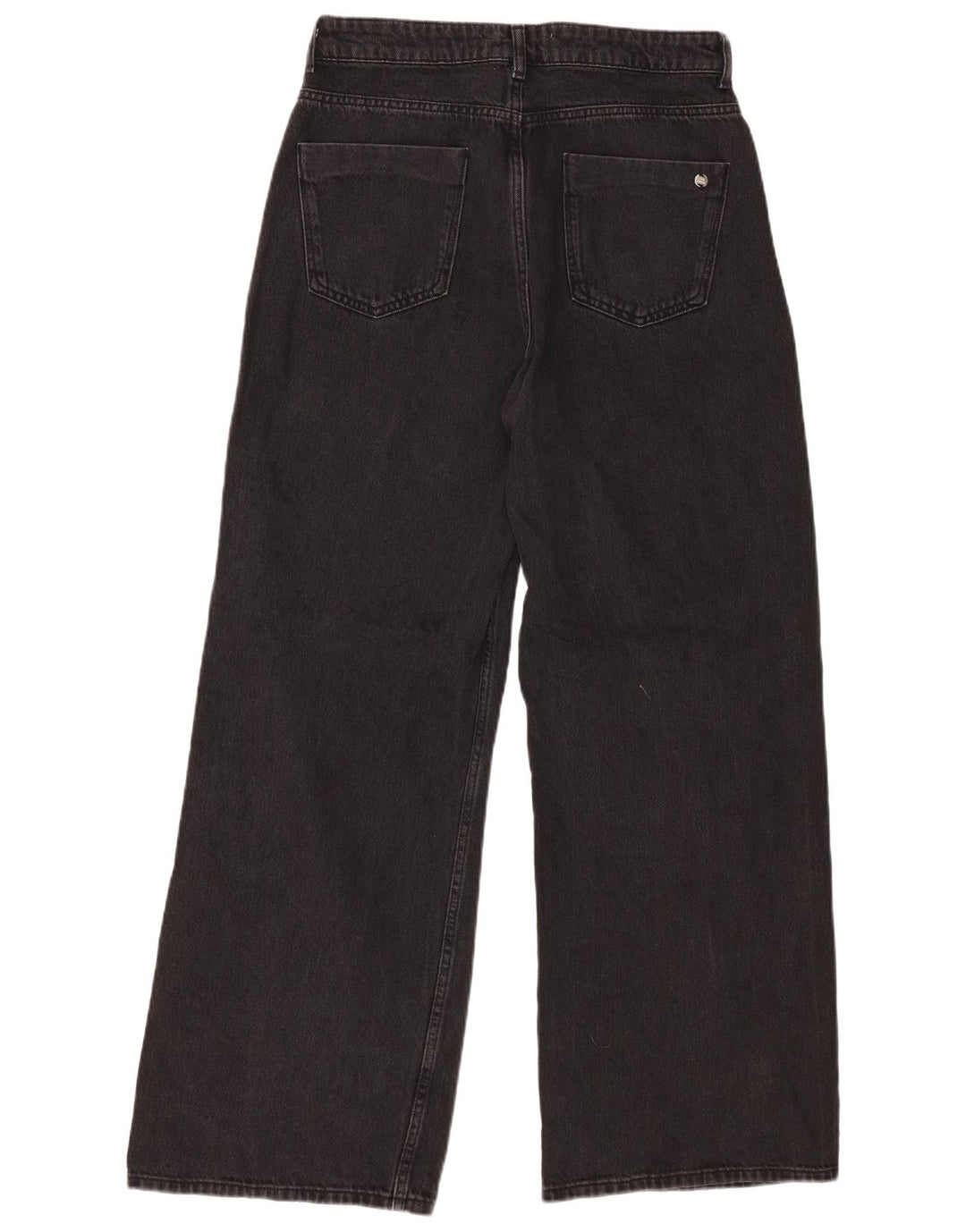 Женские широкие джинсы Zara EU 40 Medium W30 L31, черные