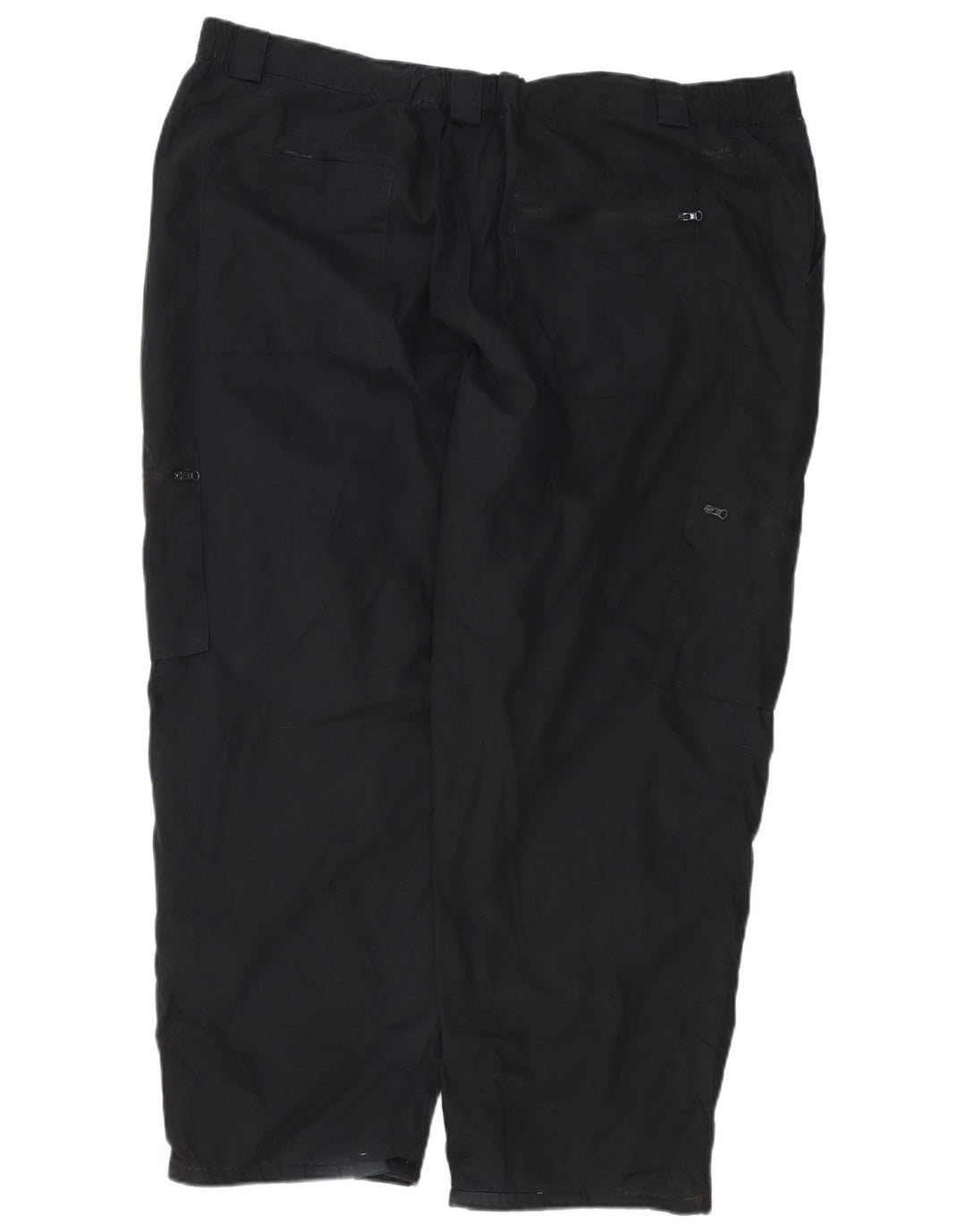 MOUNTAIN WAREHOUSE Мужские прямые брюки-карго W44 L27, черный полиэстер