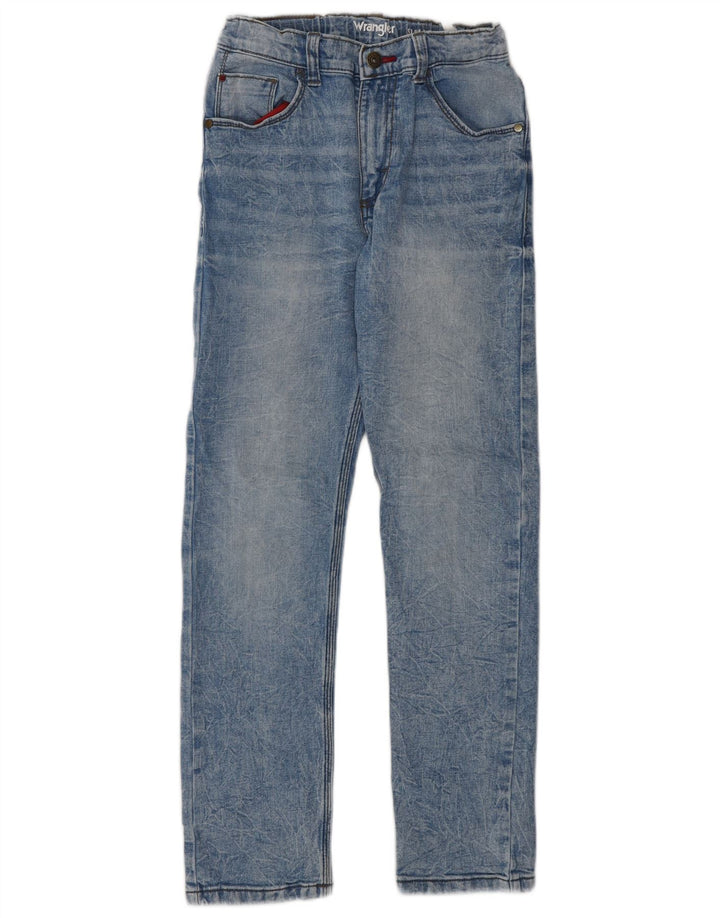 Джинсы узкого кроя Wrangler для мальчиков 7-8 лет W26 L28 синие