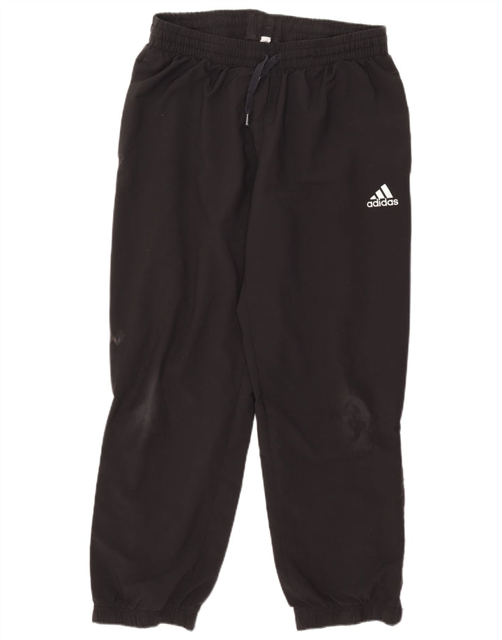 Adidas Мужские спортивные брюки Джоггеры Большой черный полиэстер