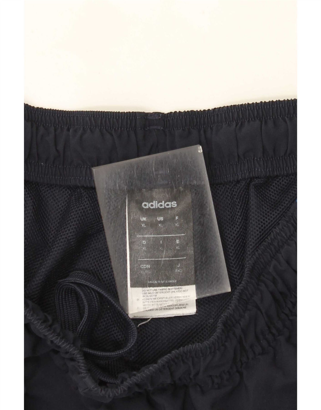 Мужские спортивные шорты Adidas XL темно-синие из полиэстера