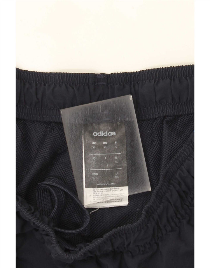Мужские спортивные шорты Adidas XL темно-синие из полиэстера