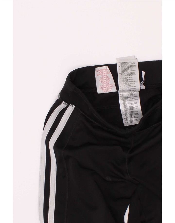 Леггинсы ADIDAS для девочек 9-10 лет, черные, полиэстер