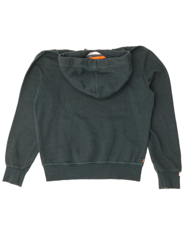 Мужской джемпер с капюшоном Superdry, большой зеленый, хлопок