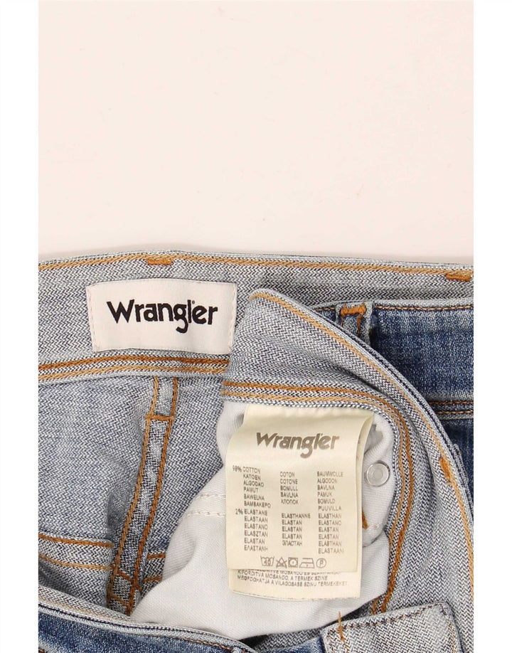 Мужские прямые джинсы Wrangler Texas W34 L30, синий хлопок