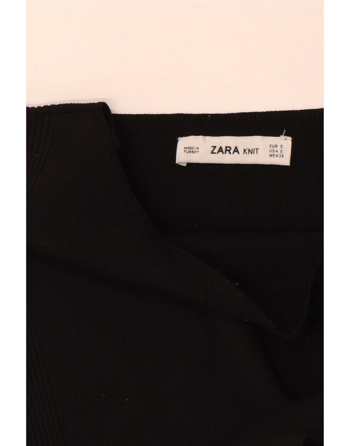 Женский жилет Zara UK 10, маленький черный