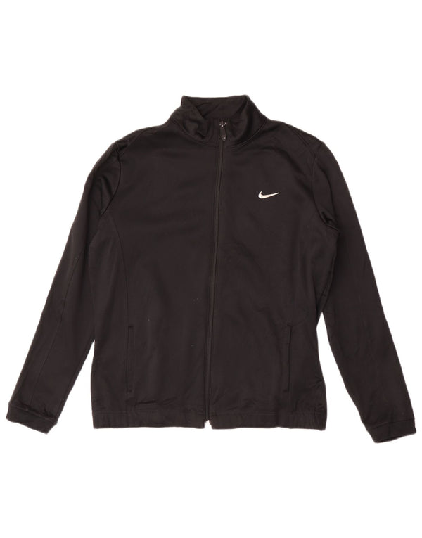 Женская спортивная куртка Nike Therma-Fit UK 14, средний черный полиэстер