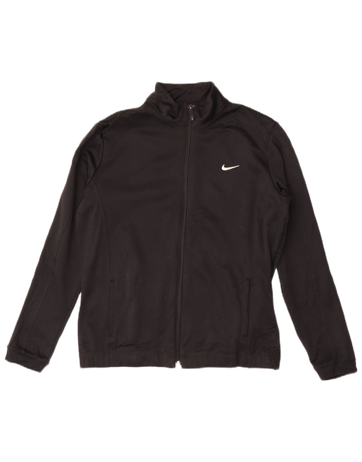 Женская спортивная куртка Nike Therma-Fit UK 14, средний черный полиэстер