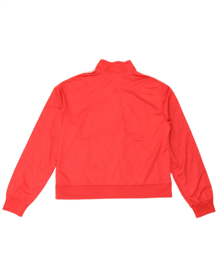 Женский спортивный костюм Diadora с графическим рисунком, верхняя куртка UK 18 XL, красный полиэстер