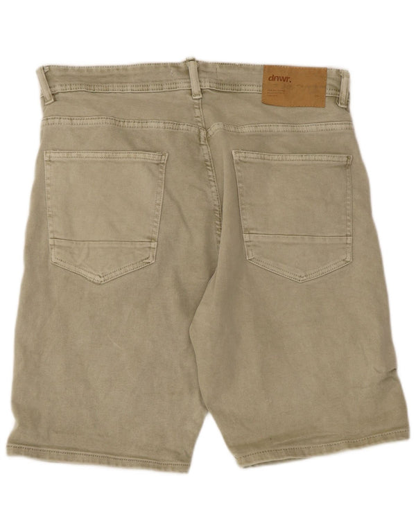 Мужские джинсовые шорты Zara EU 46 XL W36 Хаки Хлопок