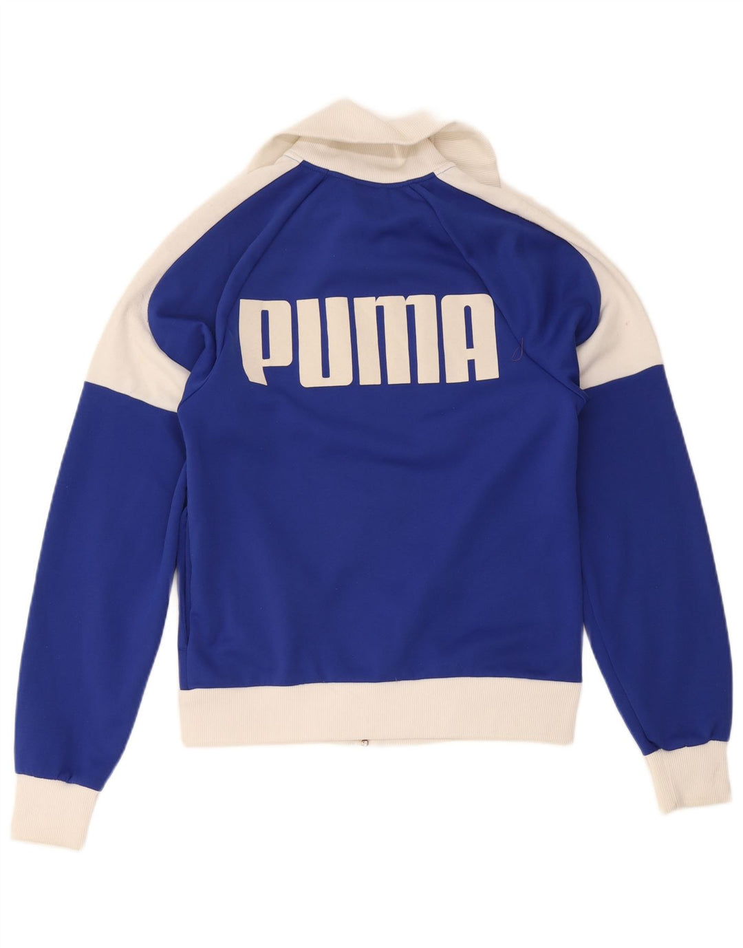 Мужской спортивный костюм с графическим рисунком Puma, маленькая синяя полиэстер с цветными блоками