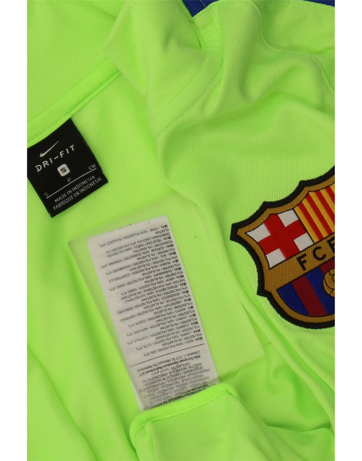Мужская спортивная куртка Nike FCB, маленькая зеленая полиэстер с цветными блоками