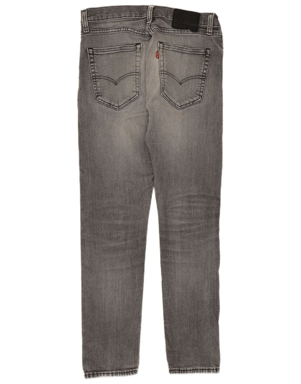 Мужские узкие джинсы Levi's W32 L32 Серые хлопковые