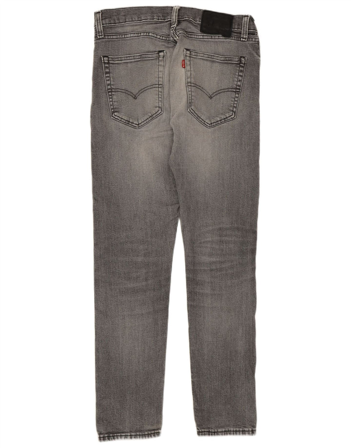 Мужские узкие джинсы Levi's W32 L32 Серые хлопковые