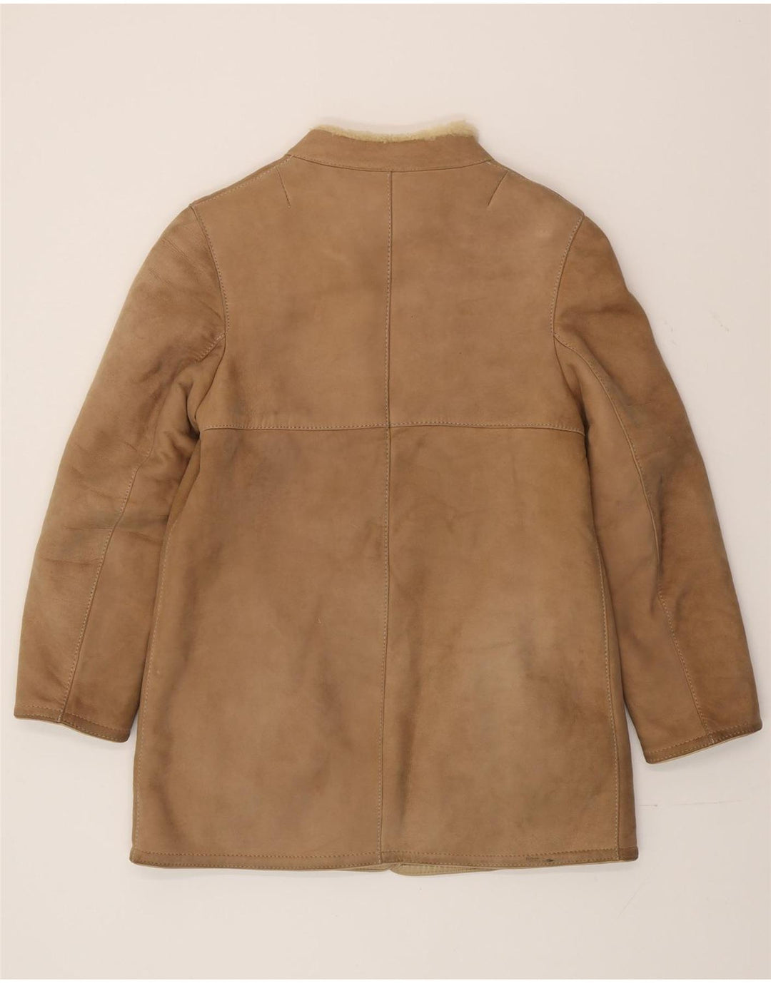 Винтажная женская дубленка IT 44 Medium Beige Shearling