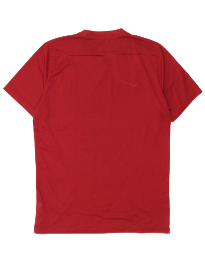 Мужская футболка Nike Dri Fit, большой бордовый полиэстер