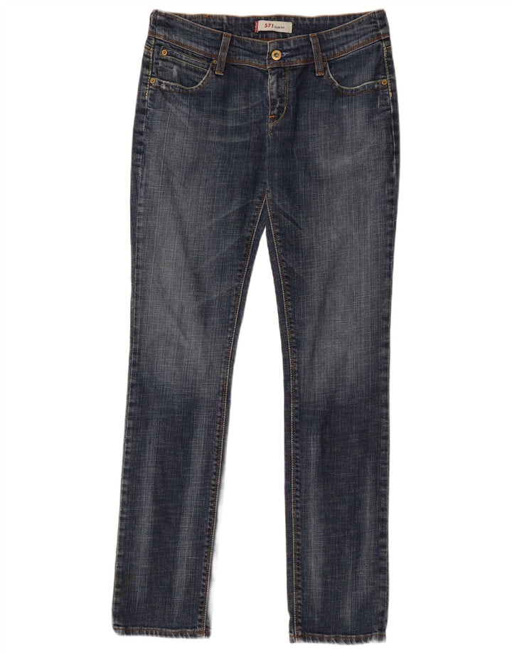 Мужские джинсы Levi's Slim 571 W31 L34 синие, хлопок