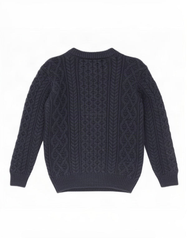 Женский джемпер с вырезом «лодочкой» Aran Sweater Market UK 6 XS, темно-синий