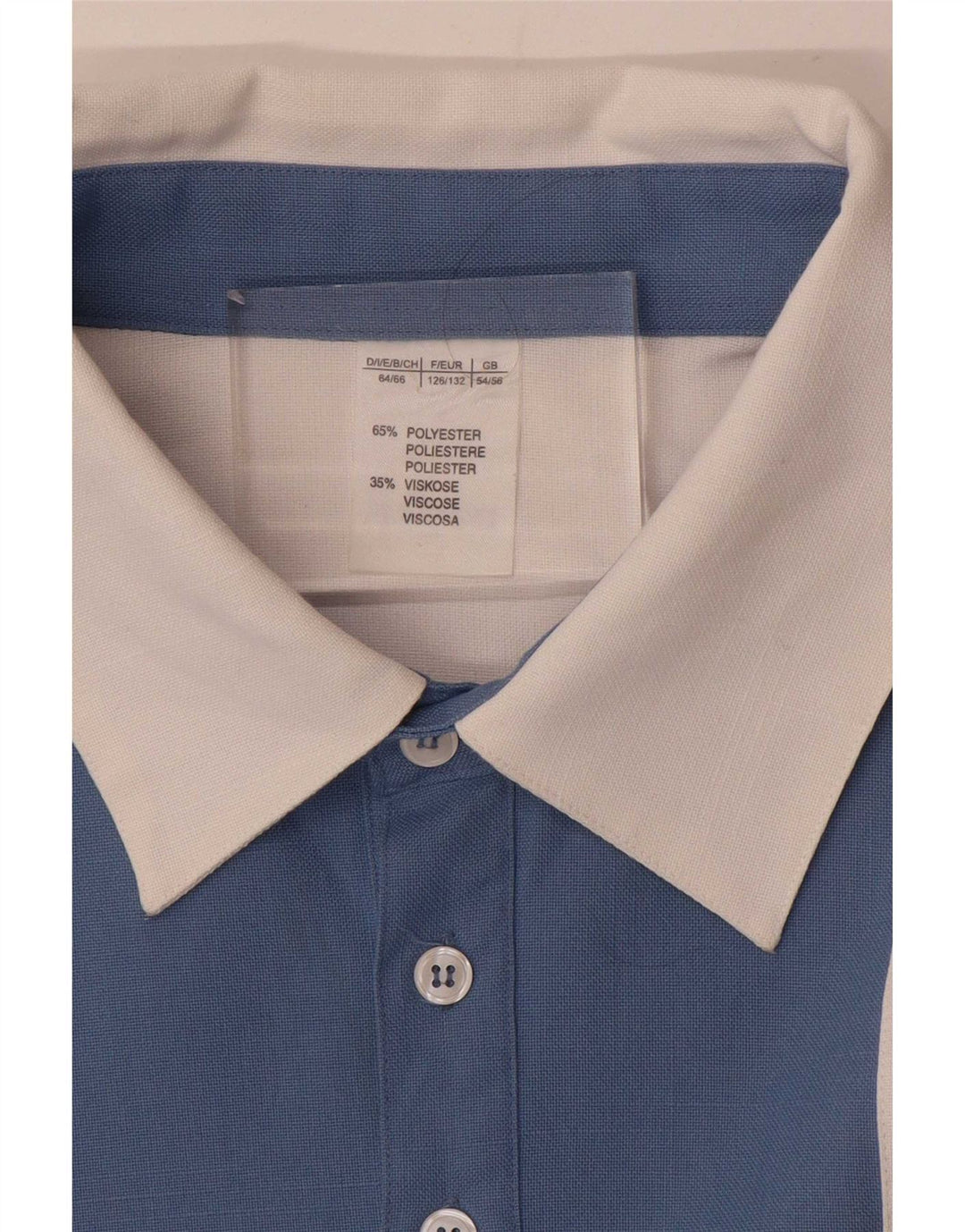 Винтажная мужская рубашка-пуловер с графическим рисунком, Великобритания, 54/56, 5XL, синяя, с цветными блоками
