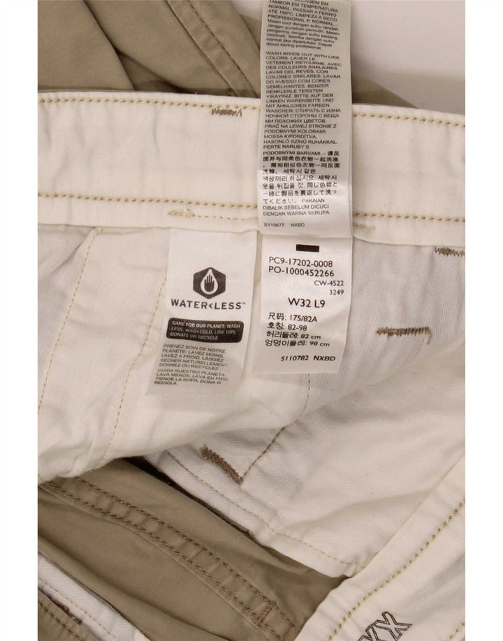 Мужские шорты чинос Levi's W32, хлопковые, среднего бежевого цвета