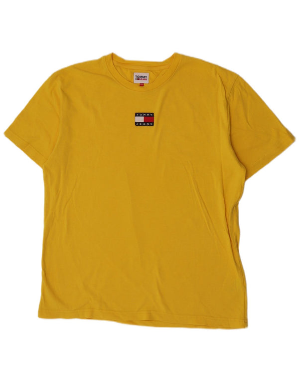 Tommy Hilfiger Мужская футболка Top 2XL Желтый хлопок