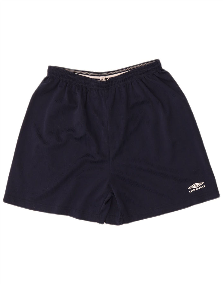 Мужские спортивные шорты Umbro, большие темно-синие, полиэстер