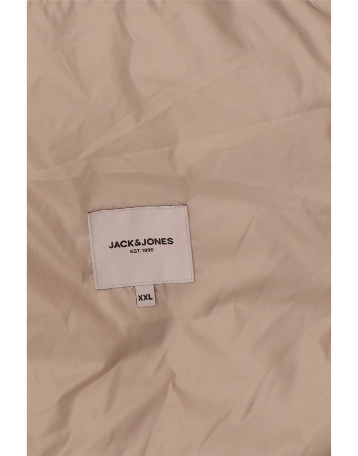 Мужская стеганая куртка Jack & Jones UK 44 2XL Бежевый полиэстер