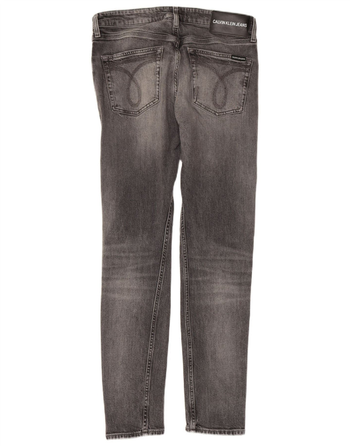 Женские джинсы скинни CALVIN KLEIN W31 L32 Серые, хлопок