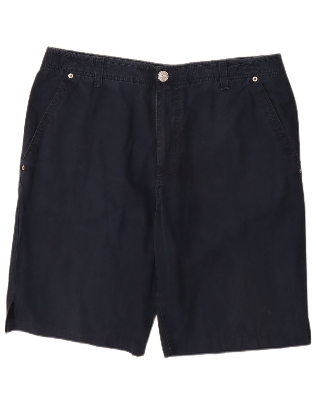 NORTH SAILS Mens Chino Shorts IT 54 2XL W36  Navy Blue Cotton