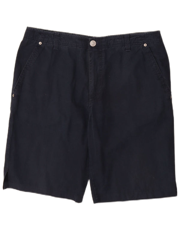 NORTH SAILS Mens Chino Shorts IT 54 2XL W36  Navy Blue Cotton