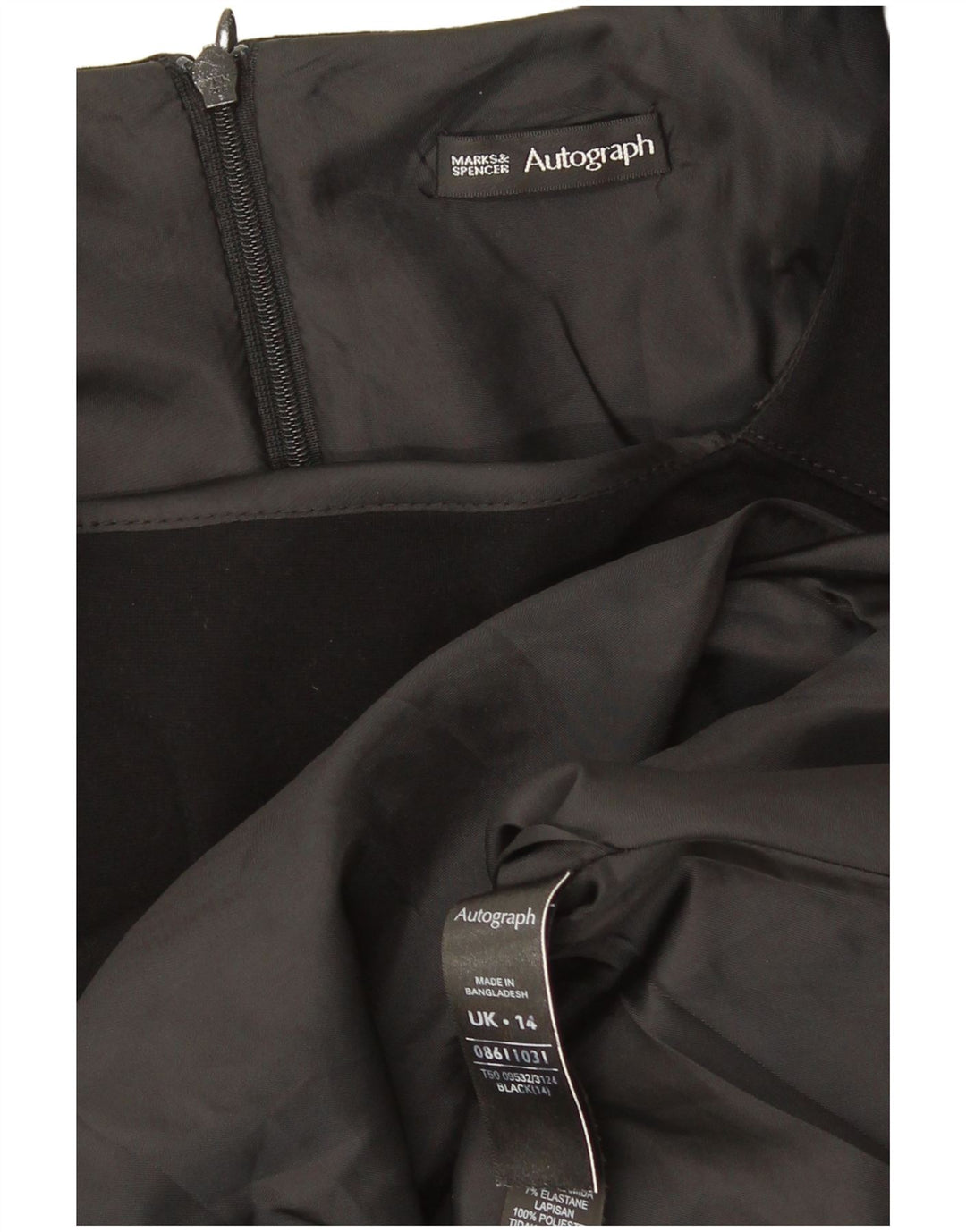 Женское платье-футляр без рукавов Marks & Spencer UK 14, средний черный