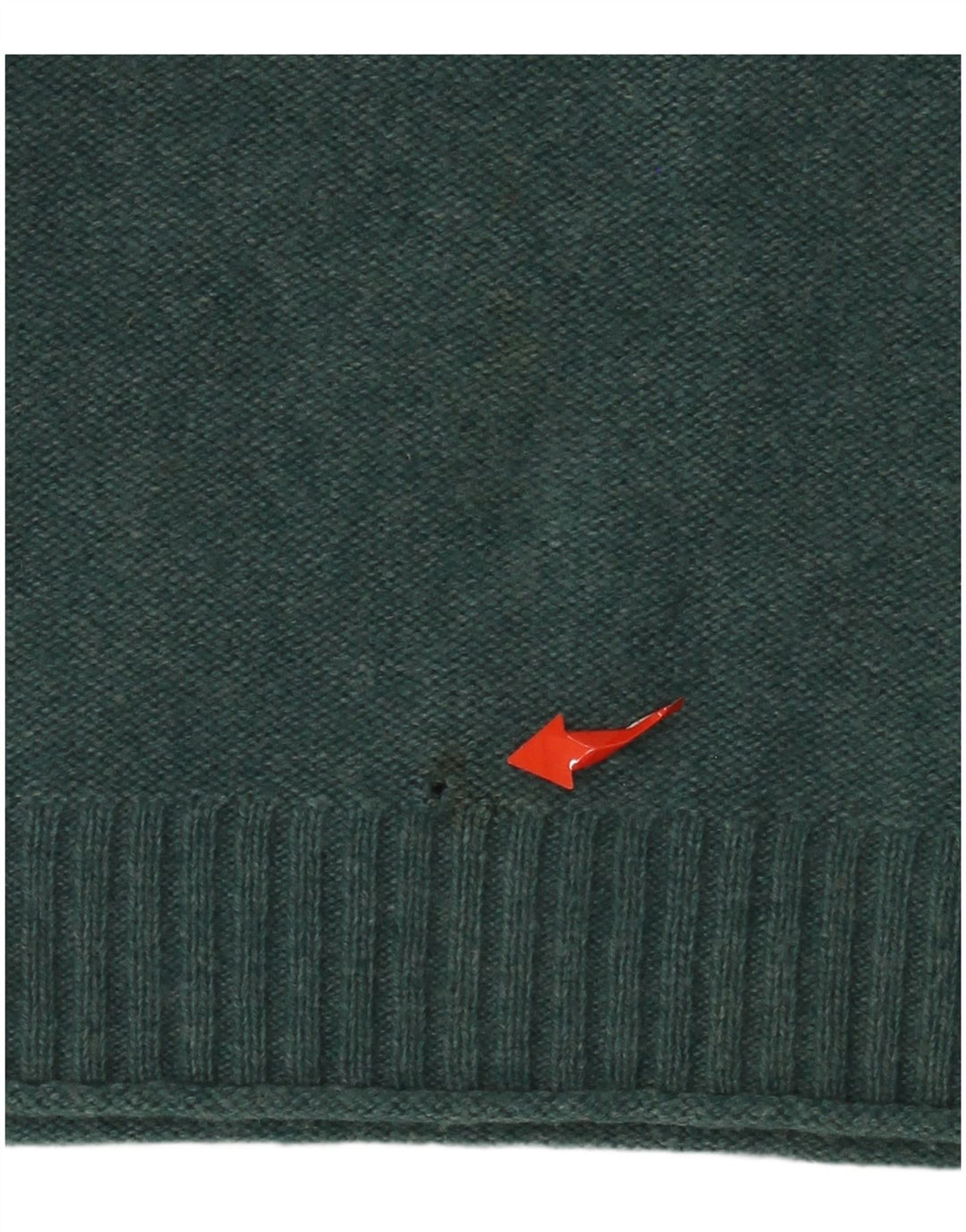 Мужской джемпер с v-образным вырезом White Stuff, средний зеленый свитер из овечьей шерсти