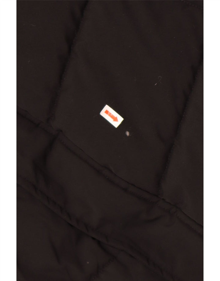 Женская парка Superdry с капюшоном и графическим рисунком UK 14, средний черный зимний цвет