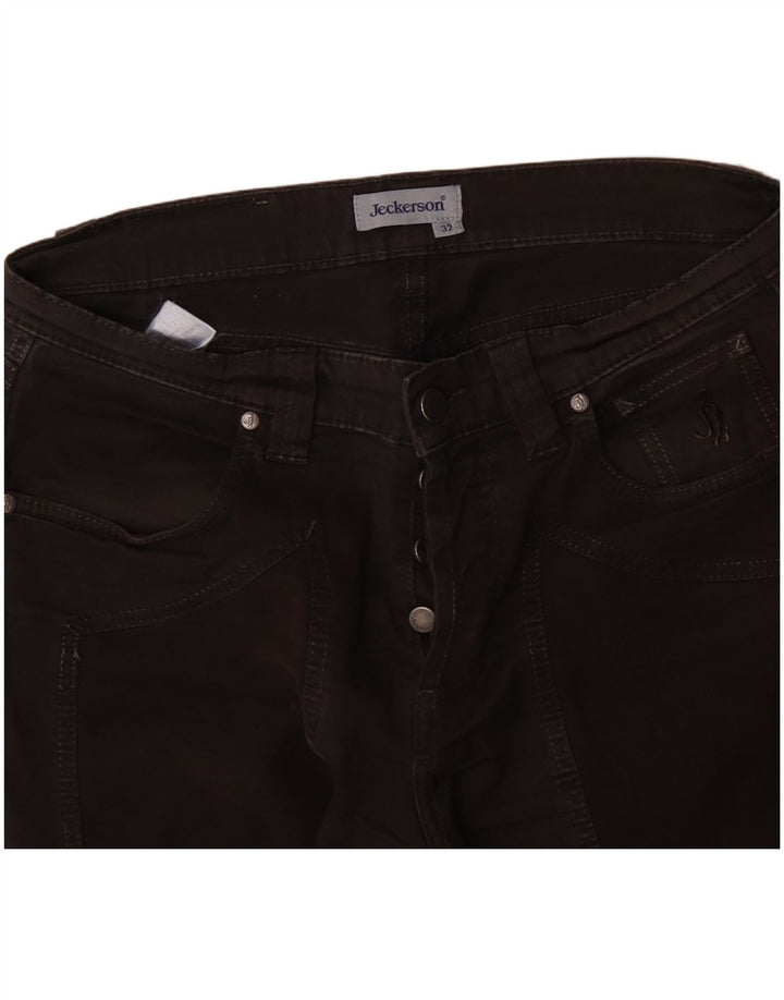 Женские прямые джинсы Jeckerson W32 L29, черный хлопок