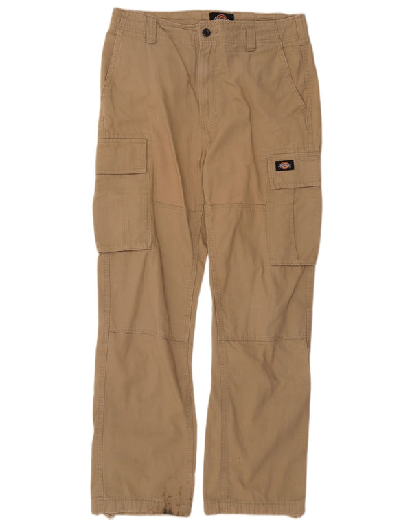 DICKIES Мужские прямые брюки карго W30 L30 Бежевые