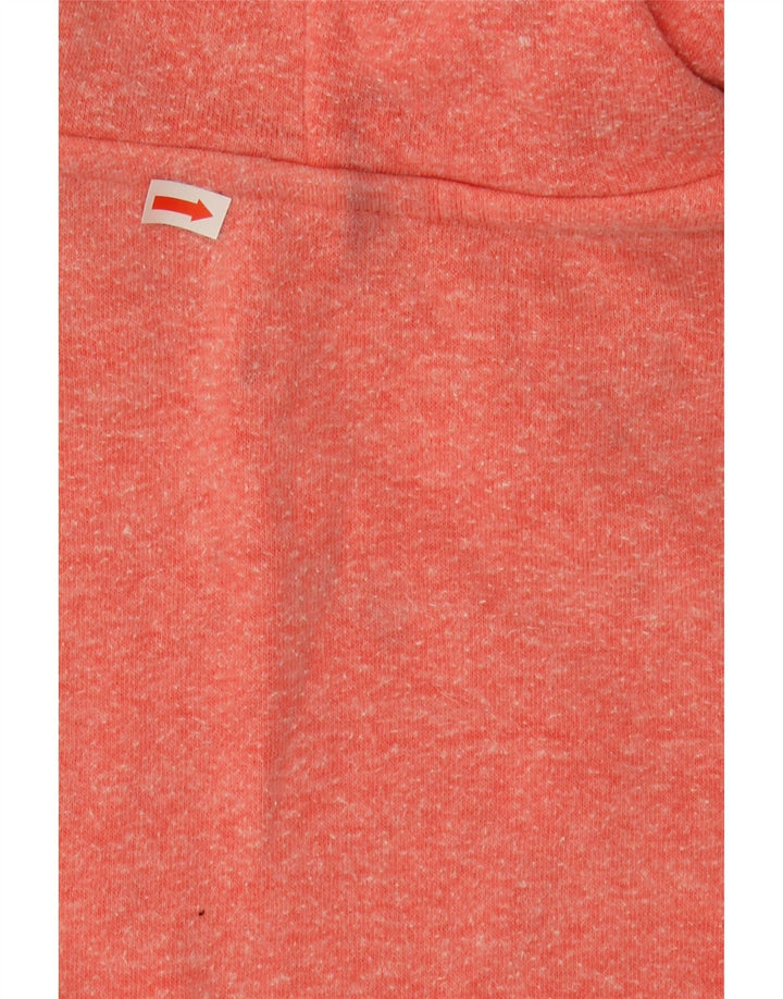 ROXY Womens Graphic Hoodie Jumper UK 10 Small Pink Polyester Vintage Roxy and Second-Hand Roxy from Messina Hembry 