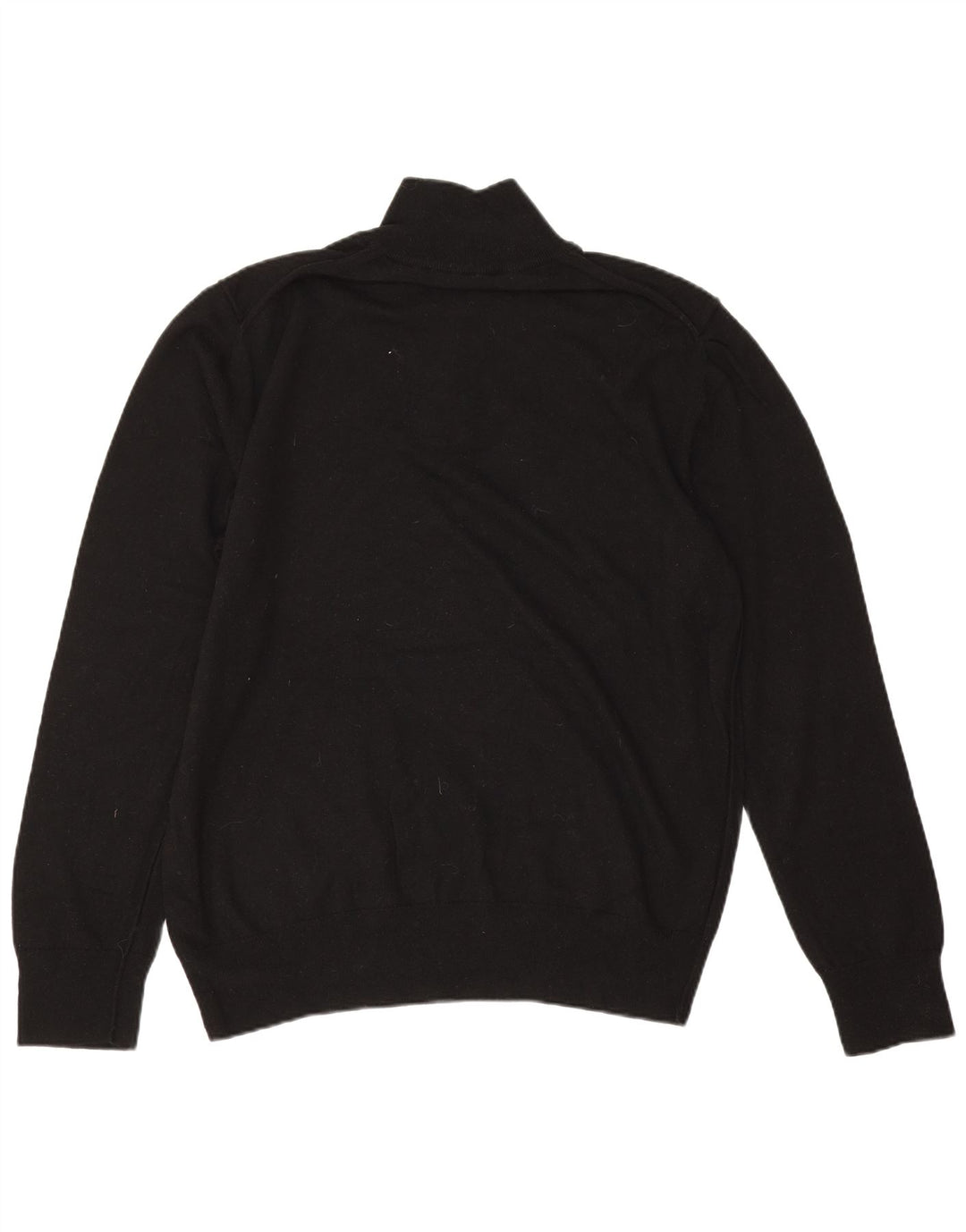 Мужской свитер All Saints с воротником на молнии 2XL, черный, шерсть