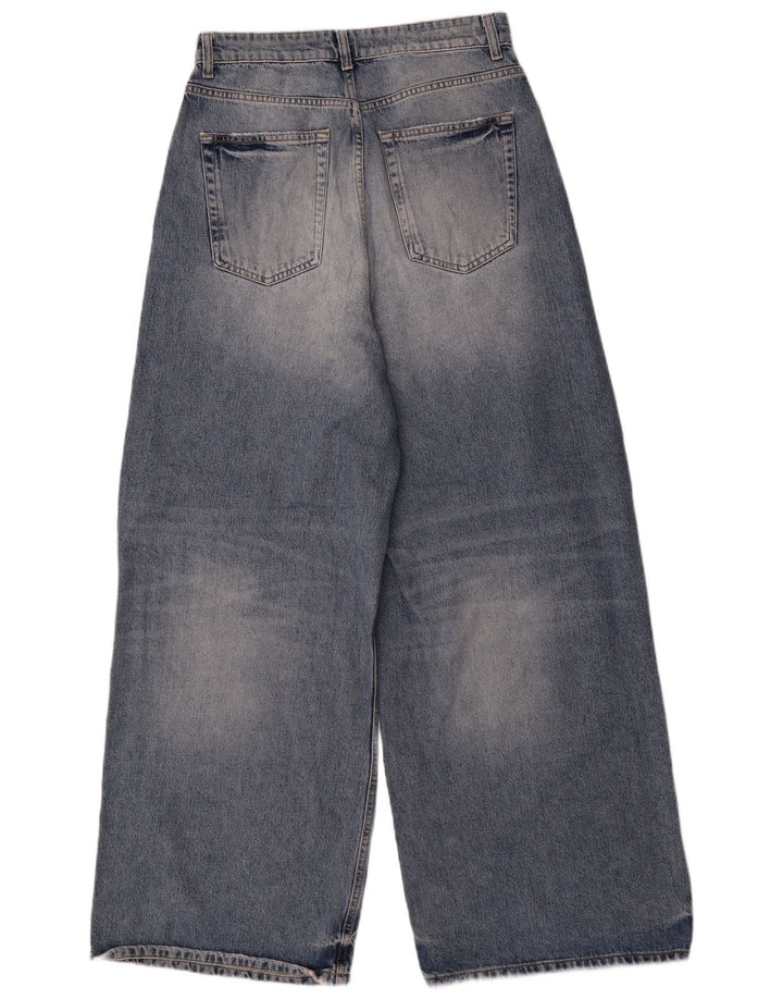 Мужские широкие джинсы ZARA EU 38, маленькие W30 L31, синие, хлопок