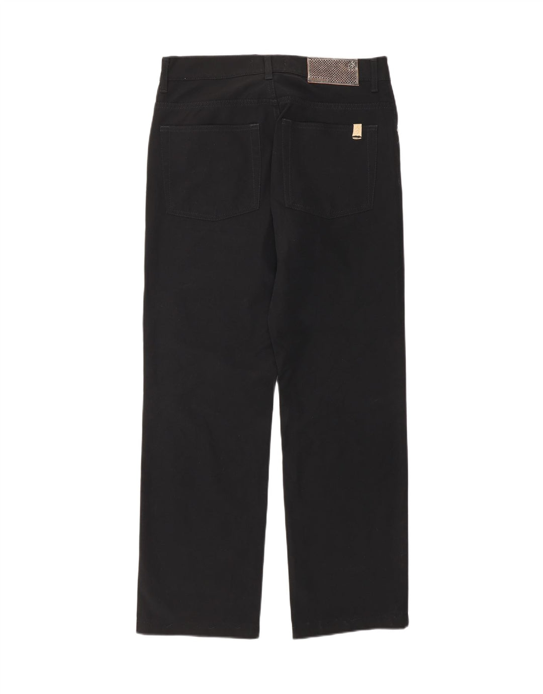 GF FERRE Mens Straight Casual Trousers W32 L29 Black Polyamide Vintage GF Ferre and Second-Hand GF Ferre from Messina Hembry 