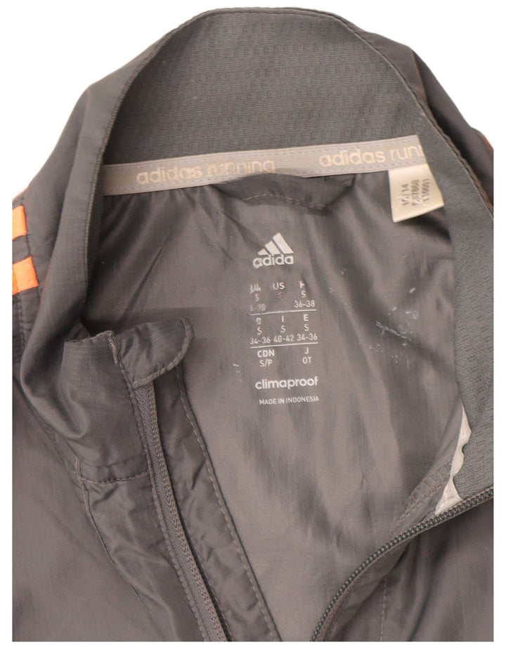 Женская спортивная куртка Clima Proof ADIDAS, Великобритания, 8/10, маленькая, серая